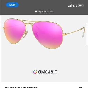 Rayban Aviators-pink